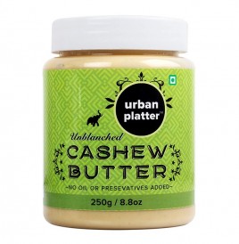 Urban Platter Unblanched Cashew Butter   Plastic Jar  250 grams